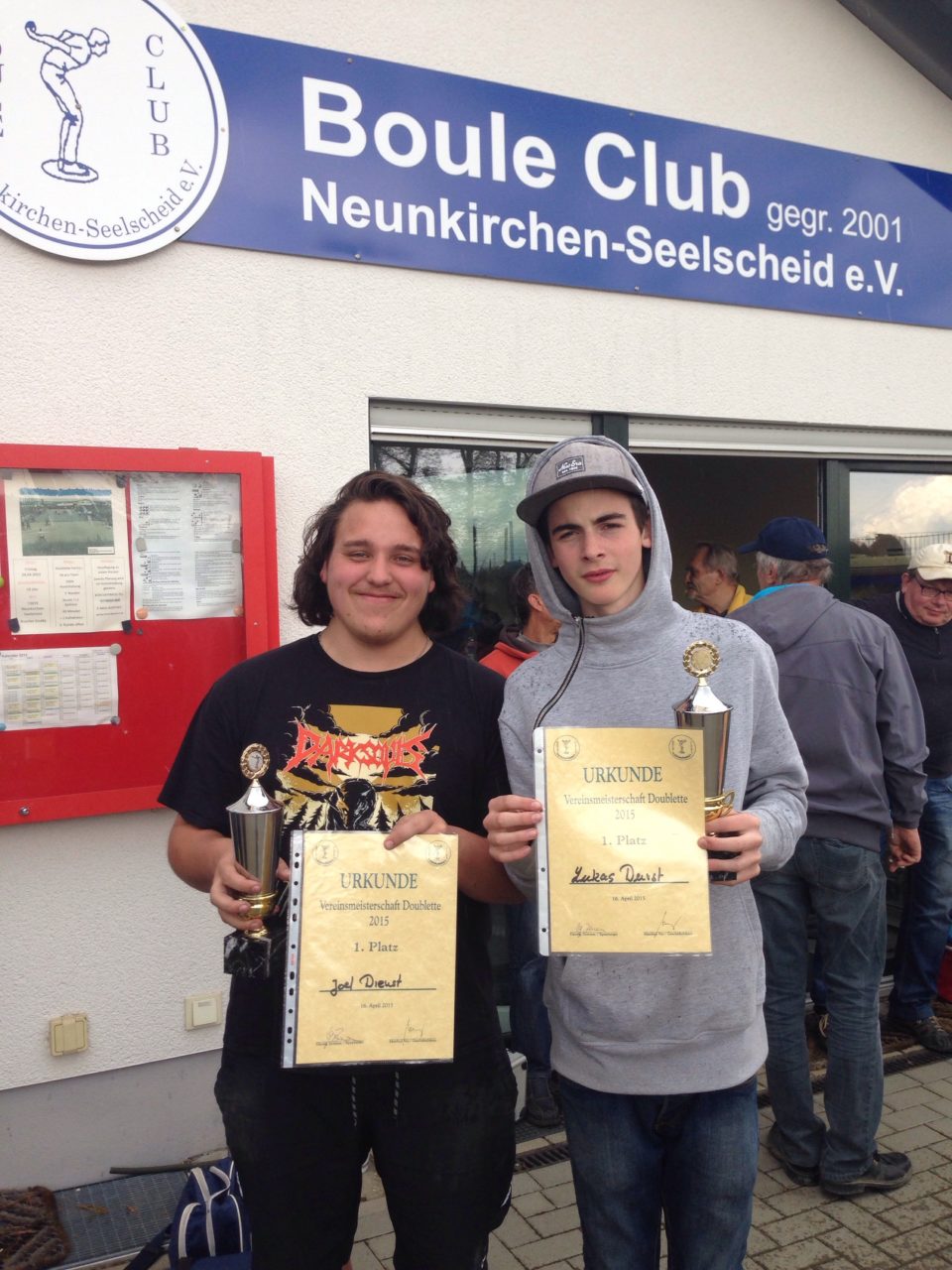 Vereinsmeister Doublette 2015